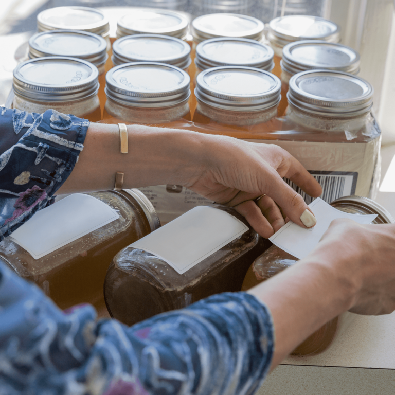 Food Jar Labelling