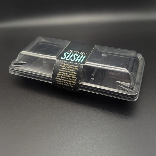 D Wrap Label on Sushi Box