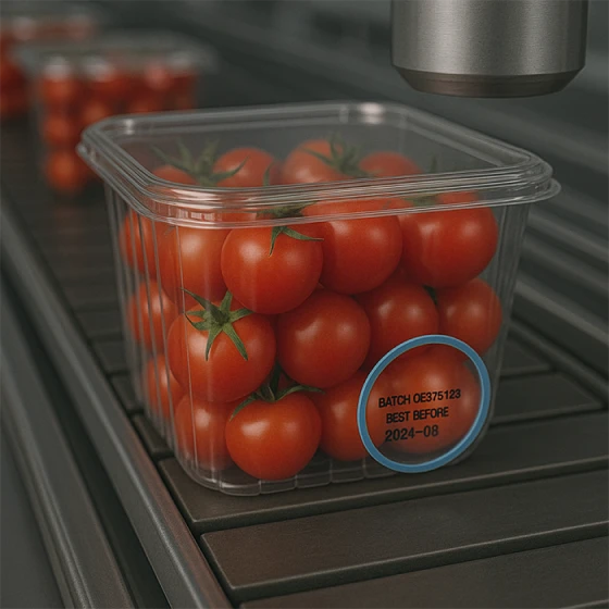 Punnet of Tomatoes with Best By Mark