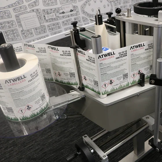 Chemical Front and Back Labelling Machine