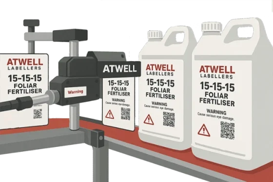 Side Apply Label Applicator Machine